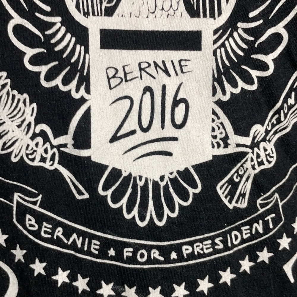 Bern the WH - punk rock Bernie Sanders tee XL - Picture 2 of 4